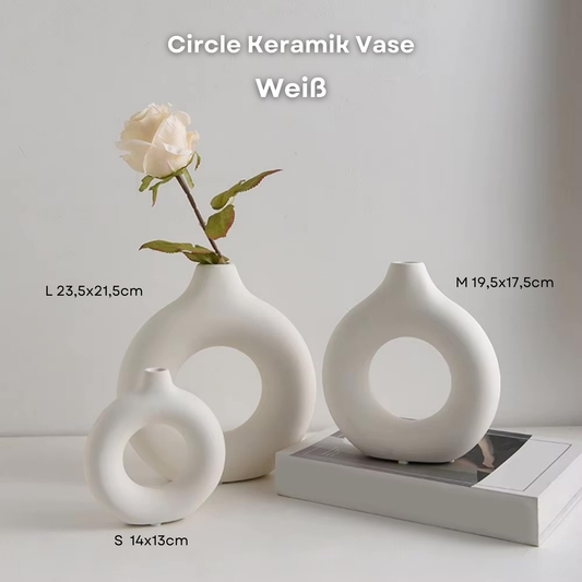 Circle Keramik Vase - Elegant & modern