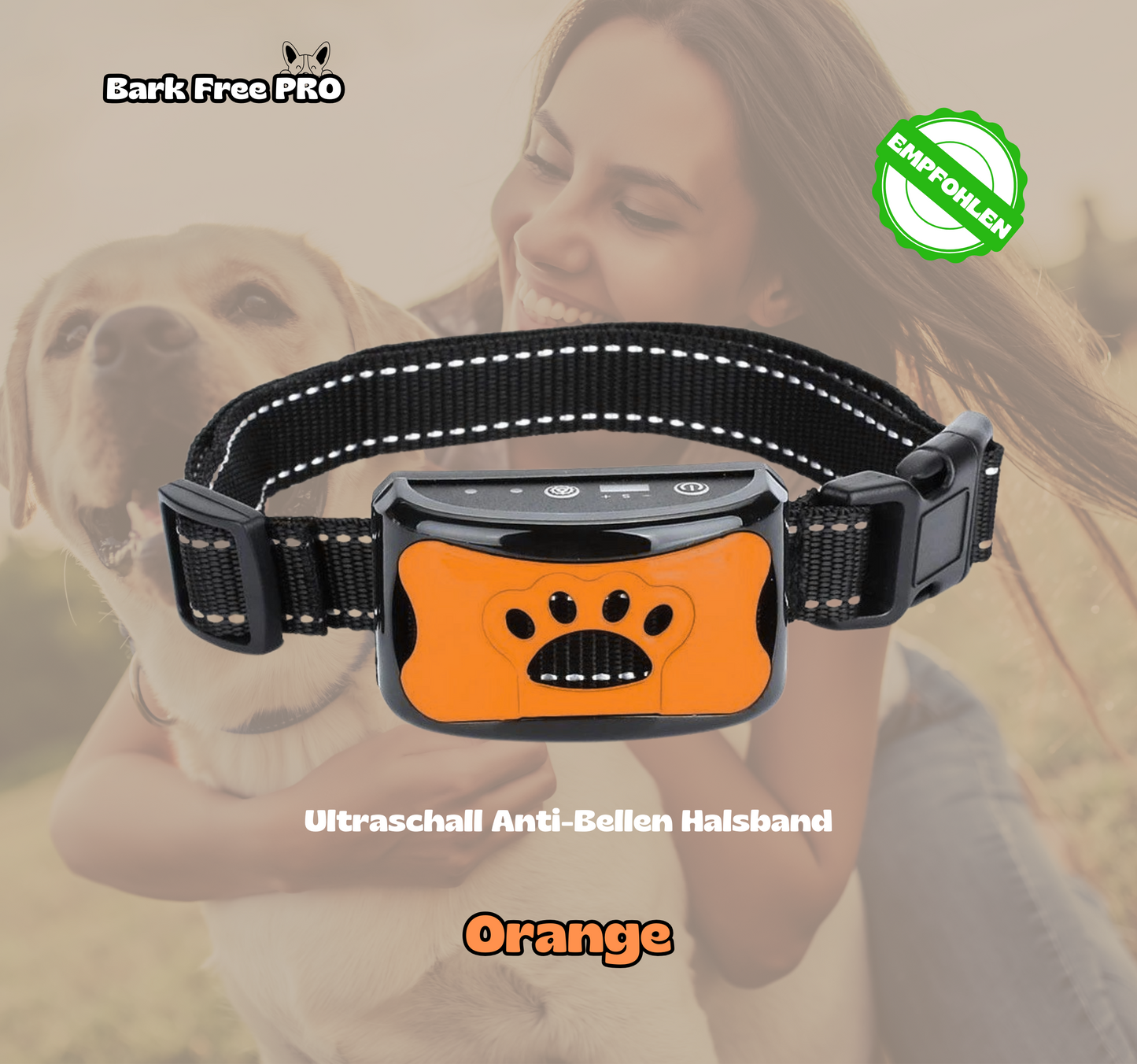 Bark Free PRO - Hundehalsband