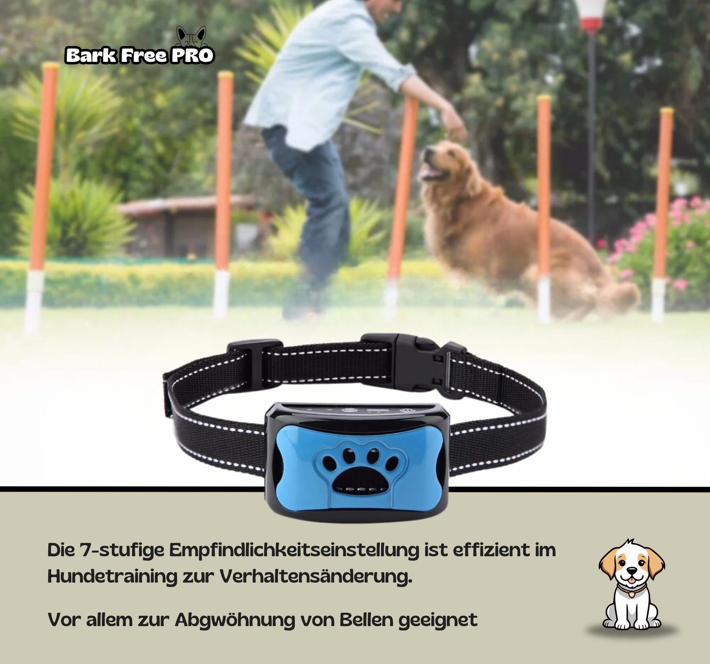 Bark Free PRO - Hundehalsband