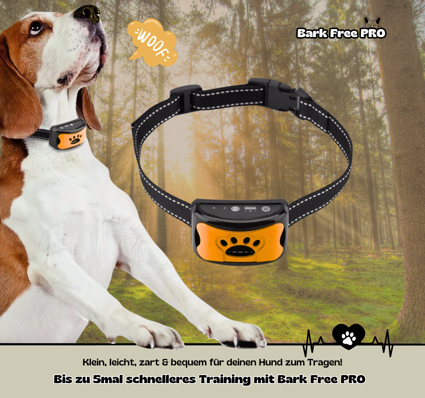 Bark Free PRO - Hundehalsband